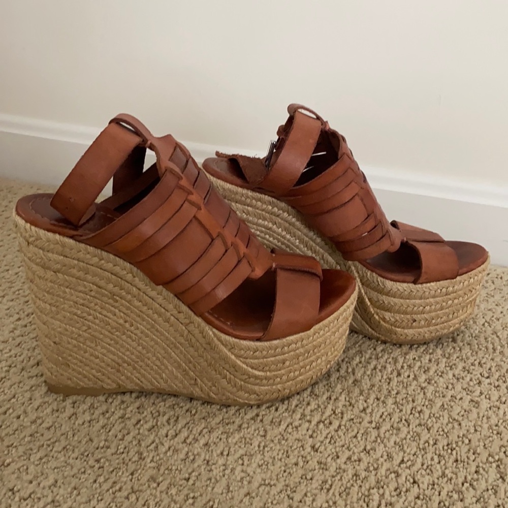 Polo Ralph Lauren Leather Espadrilles *Never Worn*